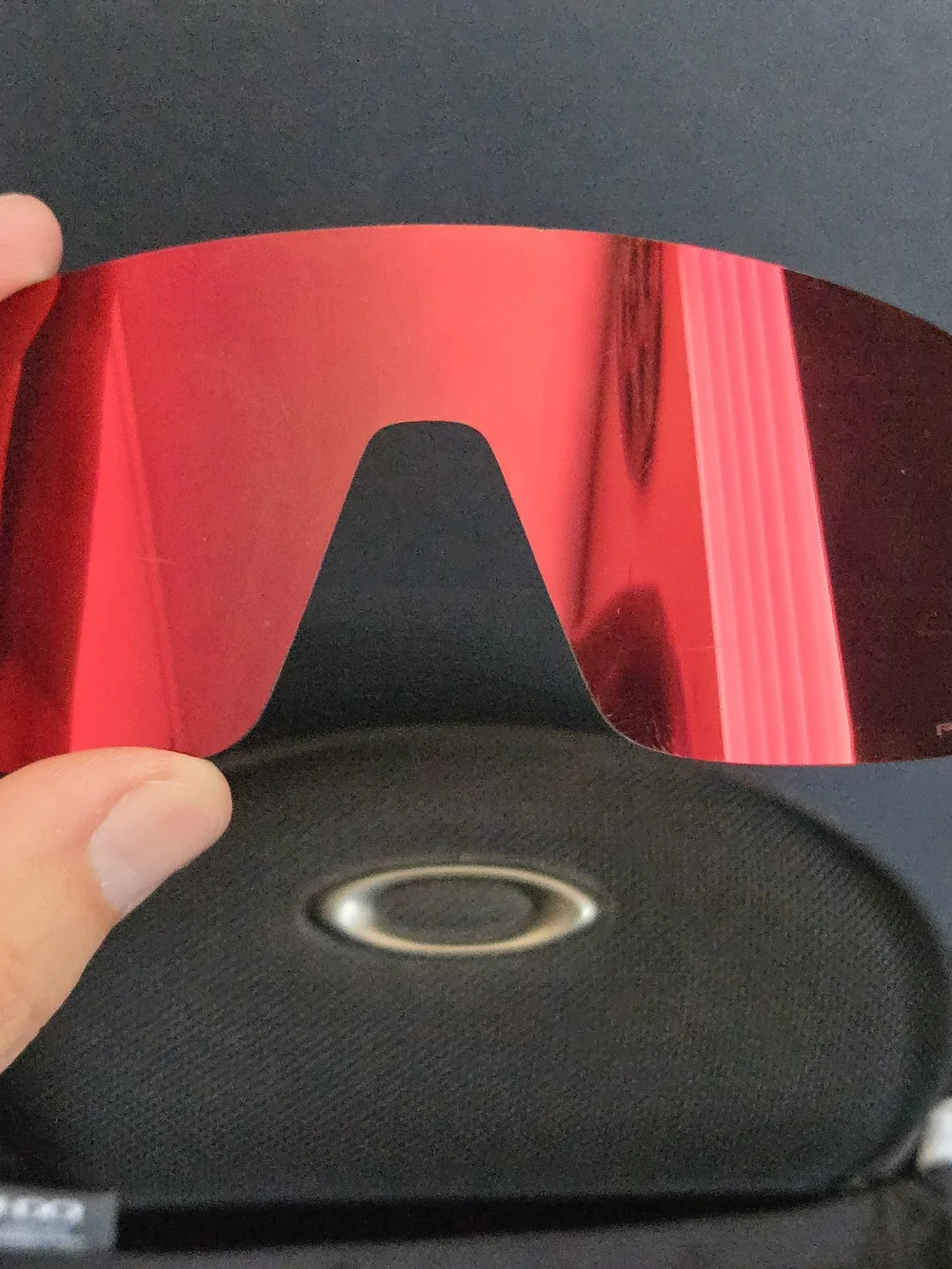 Red Oakley Prizm Sunglasses - LENS & Cases Only